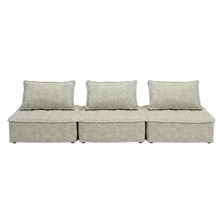 Bales Taupe Modular 117" Sofa