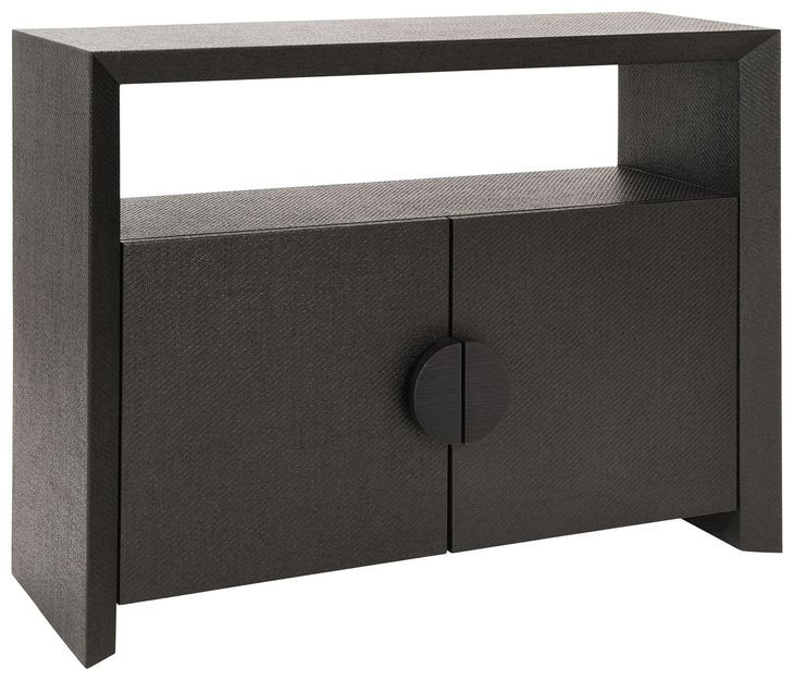 Aspen Black 42" Console Table