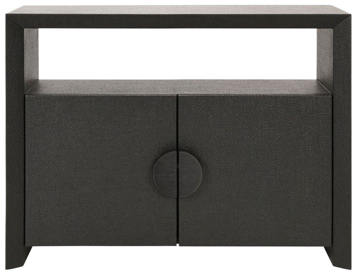 Aspen Black 42" Console Table