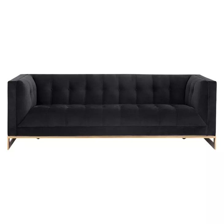 Kionas Abbington Black 87" Sofa