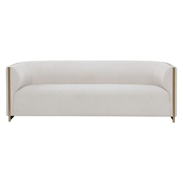 Radwin Rhea Light Barley Performance Fabric 95" Sofa