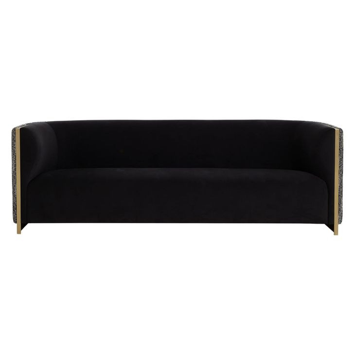 Radwin Abbington Black 95" Sofa
