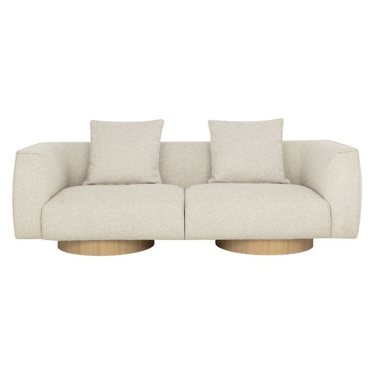 Mattior Santa Cruz Oatmeal 92" Sofa