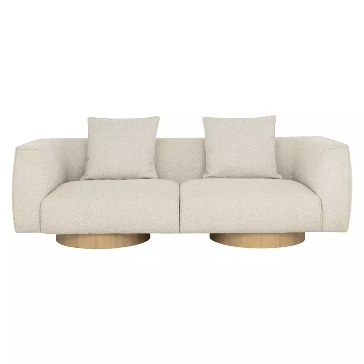 Mattior Santa Cruz Oatmeal 92" Sofa