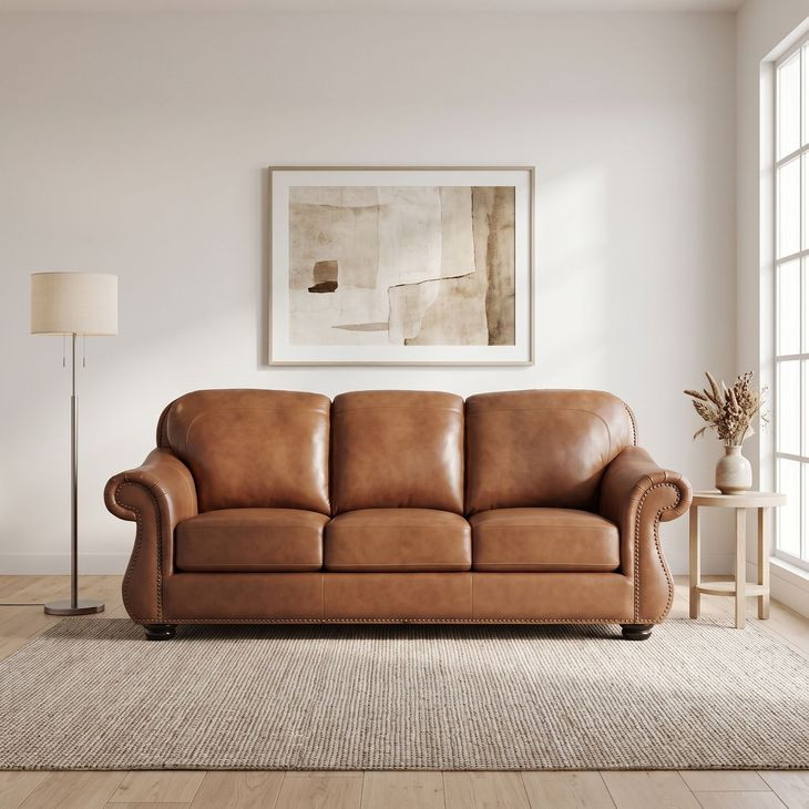 Attleboro Camel Brown Sofa