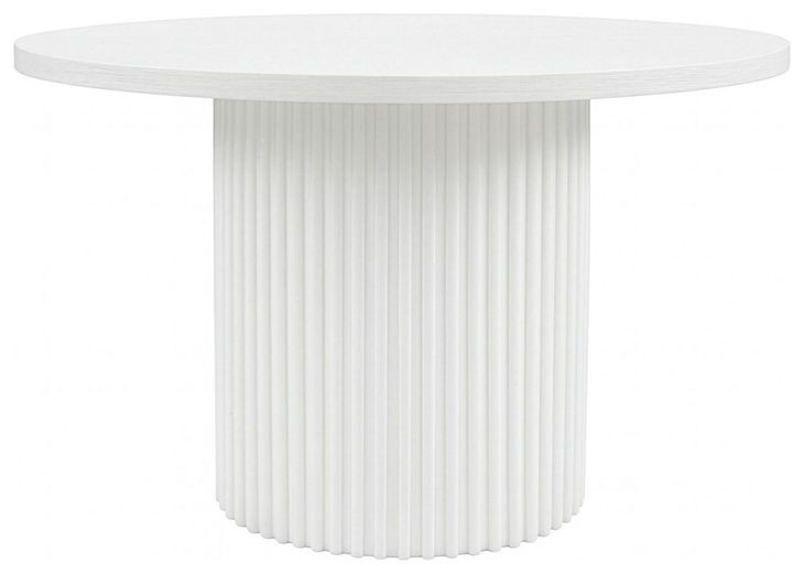 Auden White 60" Round Dining Table