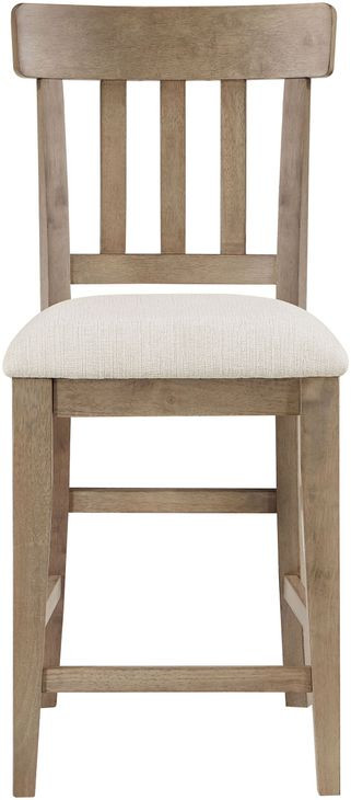 Napa Brown 24" Slat Back Counter Height Stool Set of 2