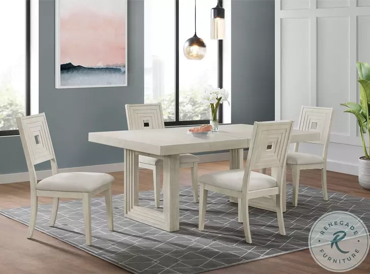 Rhiannon Antique White Side Chair Set Of 2