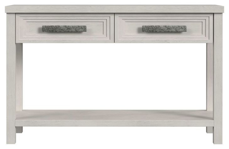 Rhiannon Antique White Rectangular Sofa Table