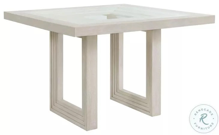 Rhiannon Antique White Counter Height Dining Table