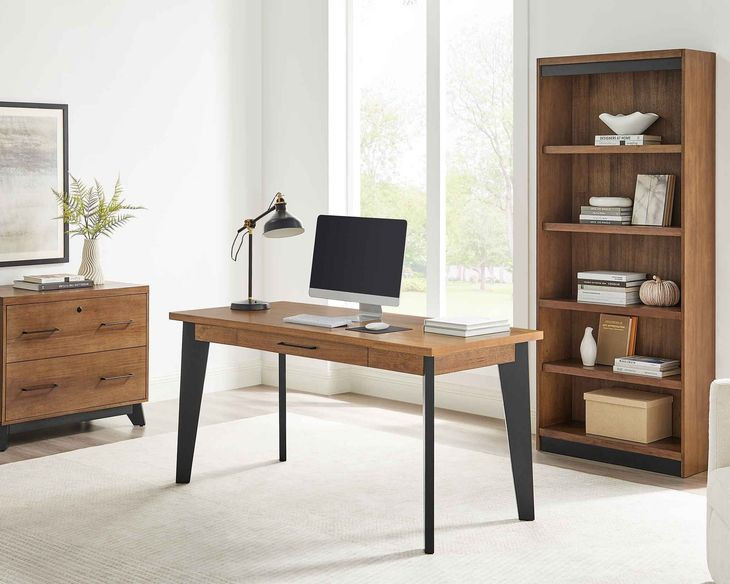 Avery Rich Medium Brown Home Office Set