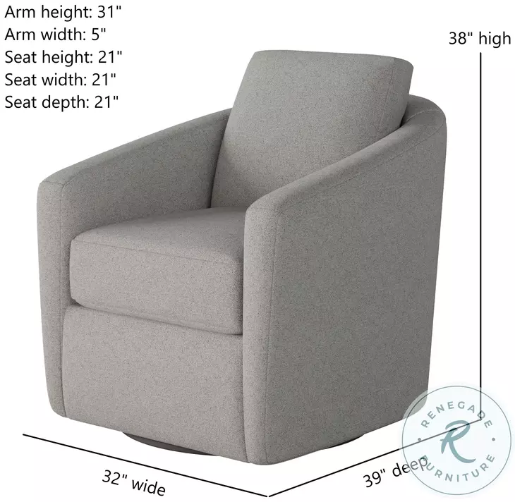 Daisey Glam Squad Oyster Swivel Glider