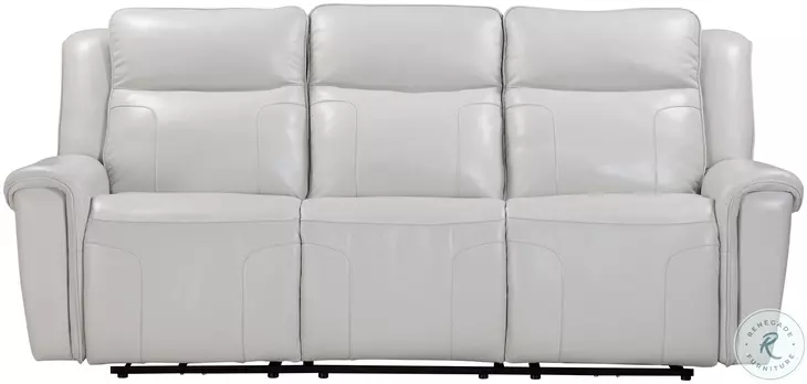 Caspian Whisper Ivory Zero Gravity Power Reclining Sofa with Power Headrest