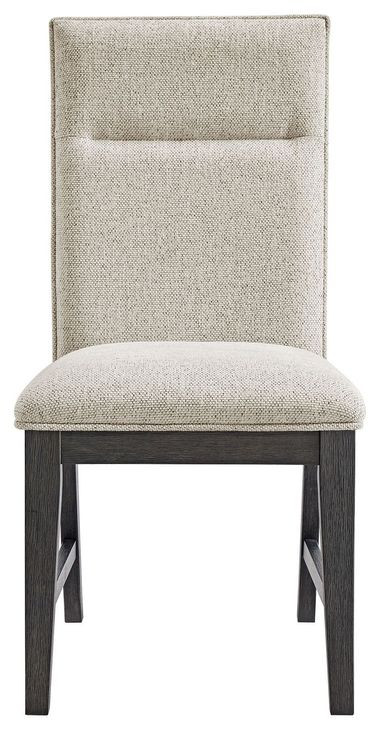 Edge Light Gray Upholstered Dining Chair Set of 2