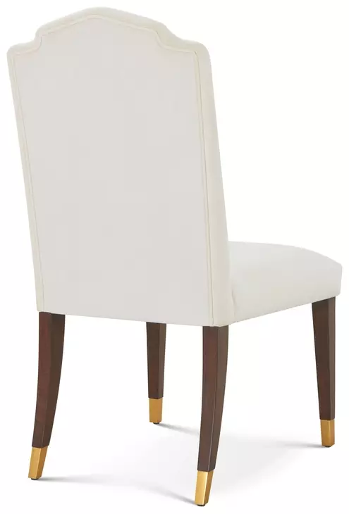 Marlborough Cream and Cambridge Upholstered Wharton Dining Side Chair Set of 2