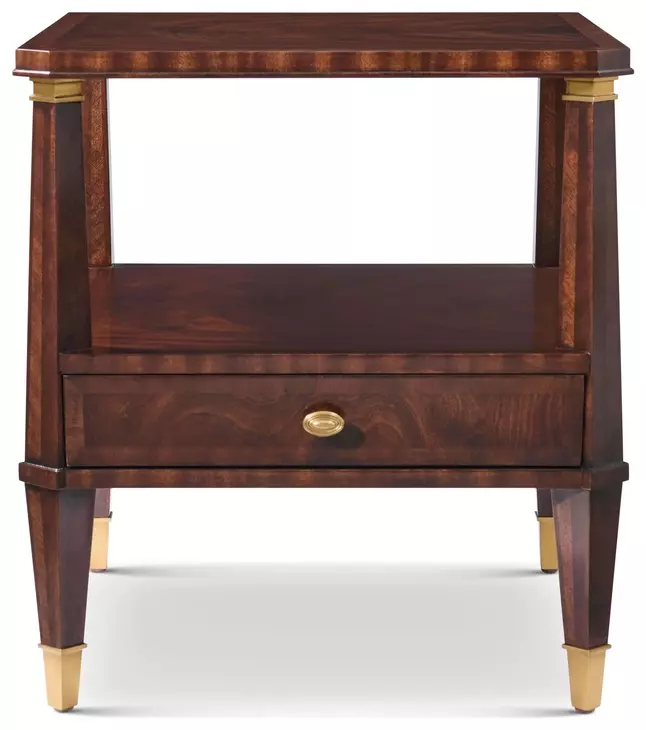 Marlborough Cambridge and Gold Rectangular Griffin Side Table