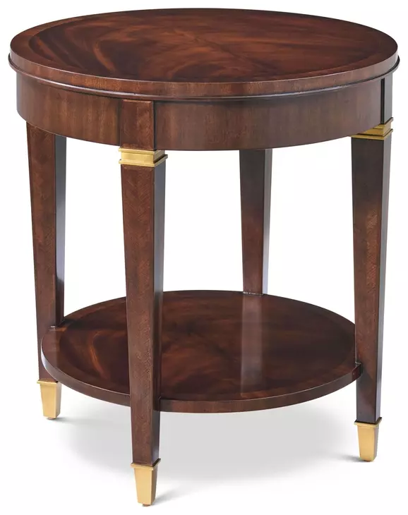 Marlborough Cambridge and Gold Round Gillies Side Table