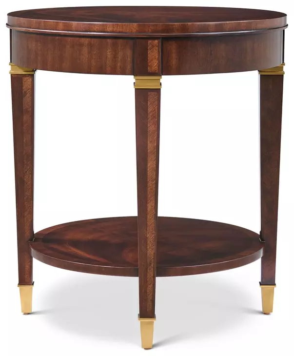Marlborough Cambridge and Gold Round Gillies Side Table