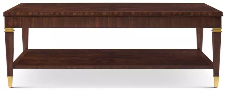 Marlborough Cambridge and Gold Rectangular Woolfe Cocktail Table