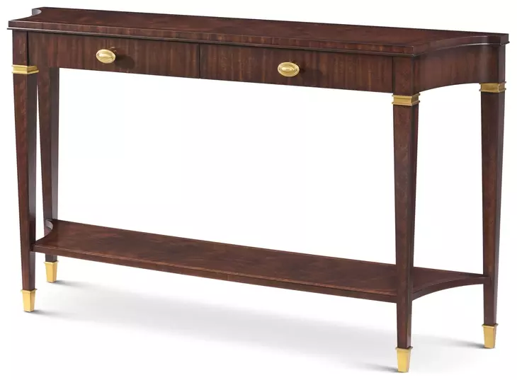 Marlborough Cambridge and Gold Rectangular Hawthorne Console Table