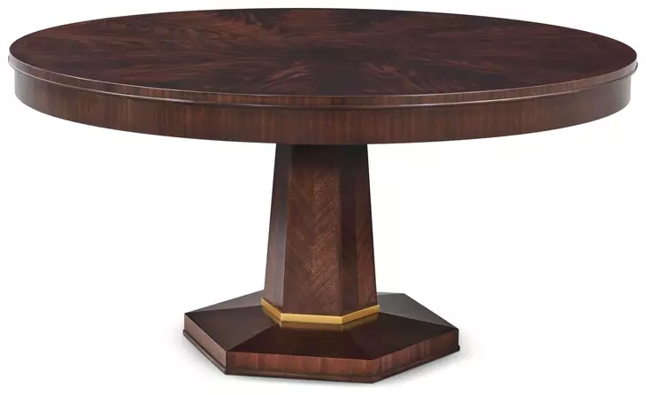Marlborough Cambridge and Gold 60" Round Morrison Dining Table