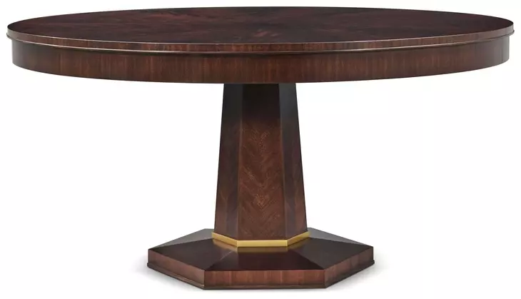 Marlborough Cambridge and Gold 60" Round Morrison Dining Table