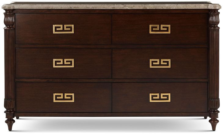 Alexa Hampton Cambridge and Gray 6 Drawer Dresser