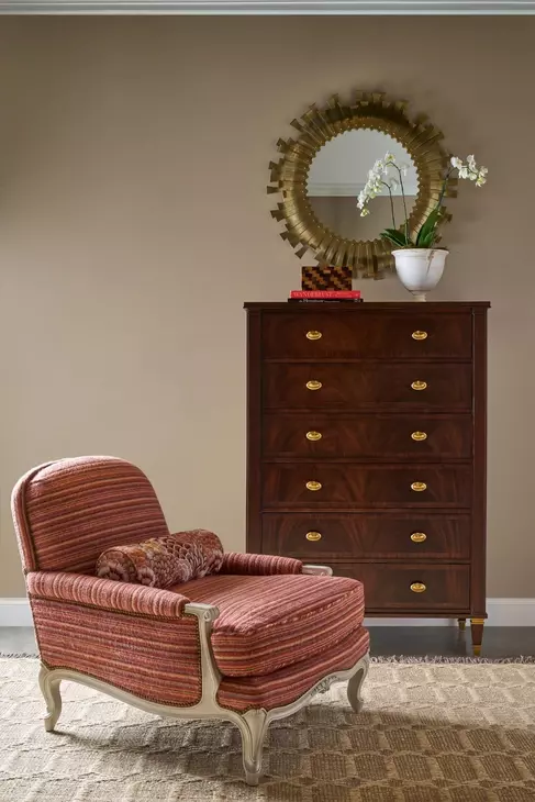 Marlborough Cambridge and Gold 6 Drawer Lee Chest