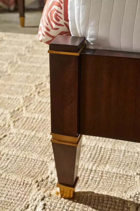 Marlborough Cambridge and Gold Markos King Panel Bed