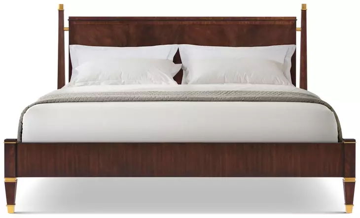Marlborough Cambridge and Gold Markos King Panel Bed