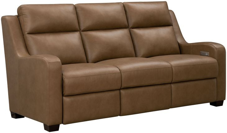 Ayden Hillwood Toffee Leather 84" Power Reclining Living Room Set with Power Headrests and Power Lumbar