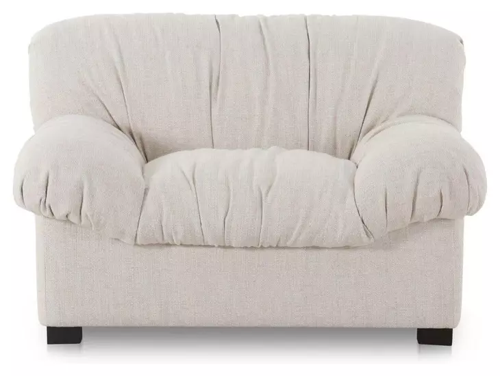 Halston Flecked Oat Upholstered Lounge Chair