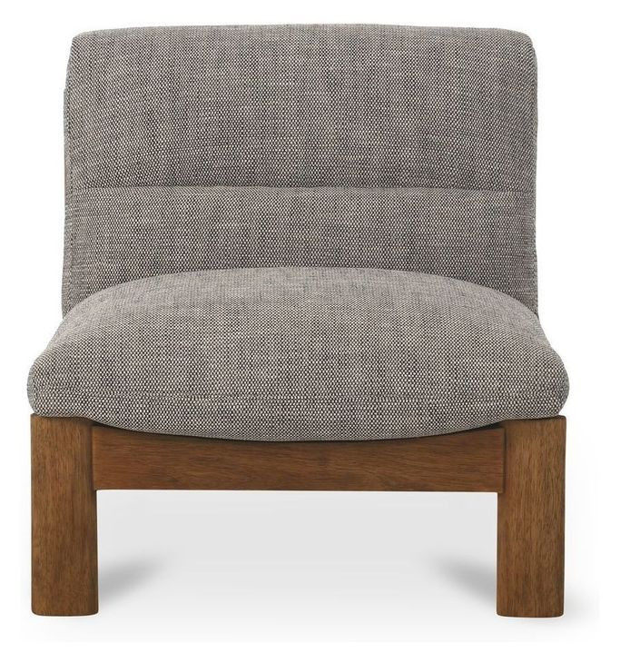 Pierce Flecked Black Upholstered Accent Chair