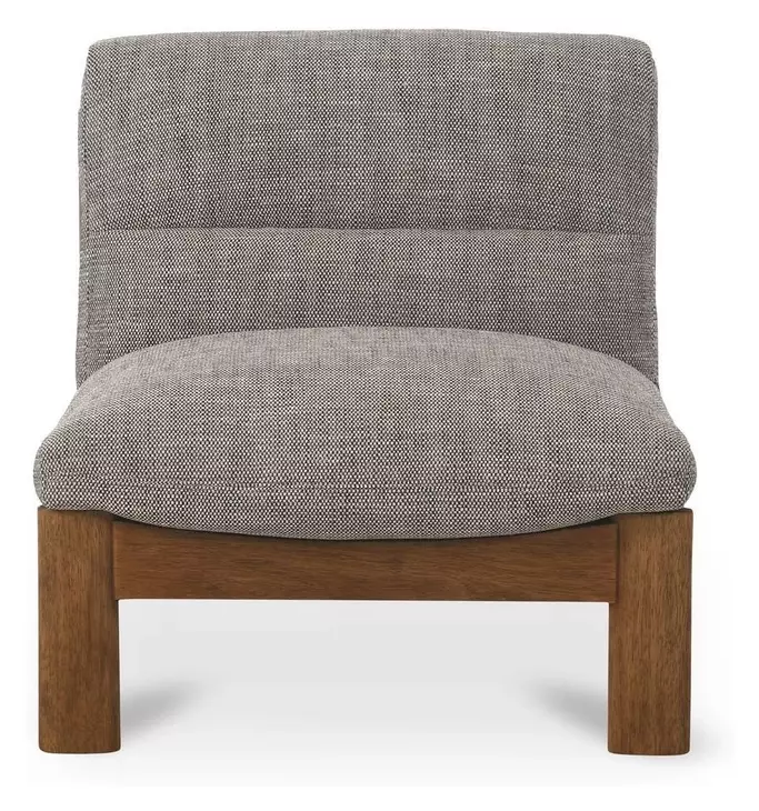 Pierce Flecked Black Upholstered Accent Chair