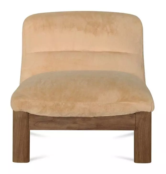 Pierce Beige Upholstered Accent Chair