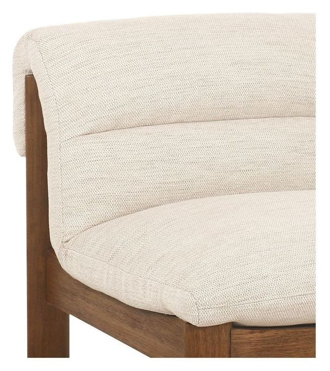 Pierce Flecked Beige Upholstered Accent Chair