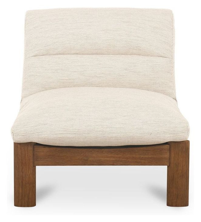 Pierce Flecked Beige Upholstered Accent Chair