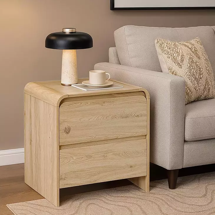 Mara Natural Rectangular End Table