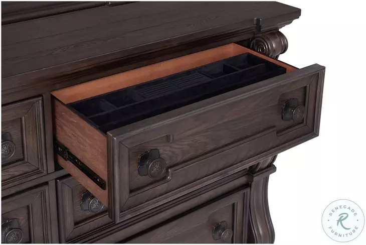 B00284-D-C Distressed Medium Oak Dresser From Avalon Furniture