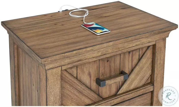 Eagle River Old Hickory Panel Bedroom Set