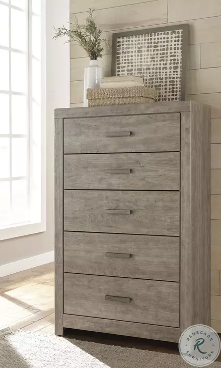 Culverbach Gray 5 Drawer Chest