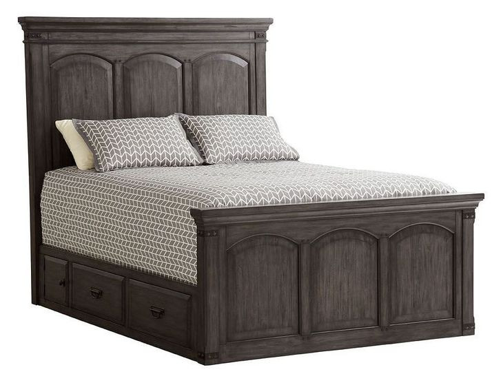 B09862 Gray Panel Storage Bedroom Set