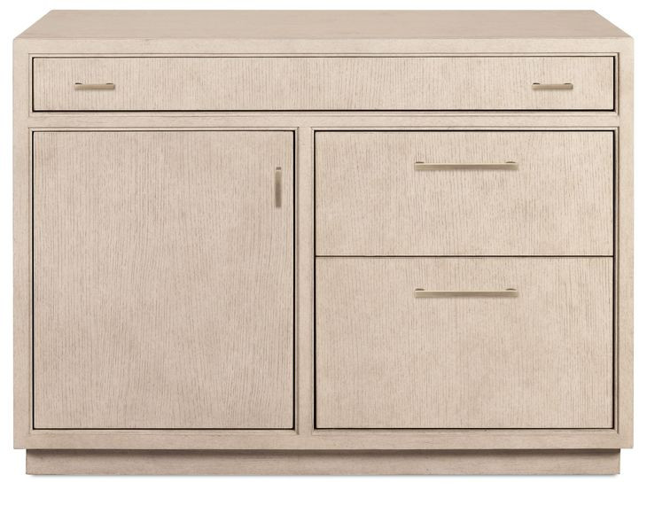 Marlowe Polished Limestone 3 Drawer Workstation