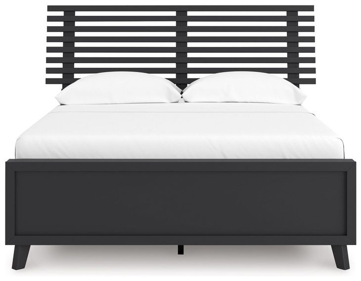Danziar Black Youth Slat Panel Bedroom Set