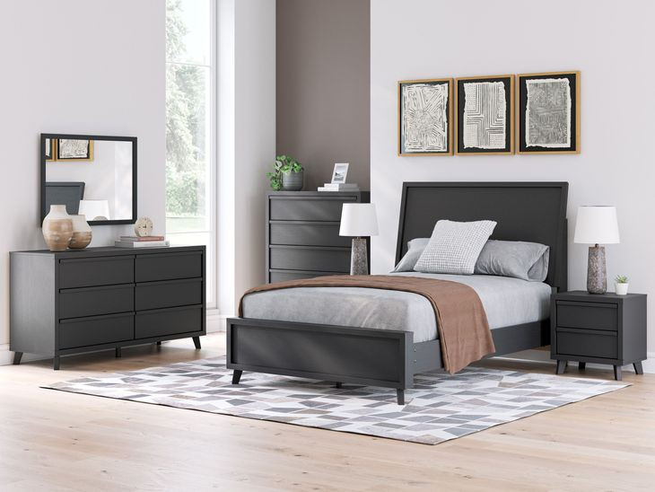 Danziar Black Youth Panel Bedroom Set
