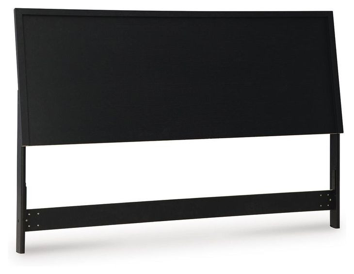 Danziar Matte Black Full Panel Headboard