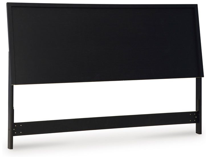 Danziar Matte Black King Panel Headboard