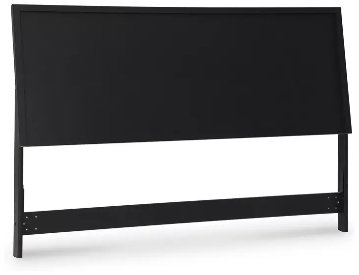 Danziar Matte Black King Panel Headboard
