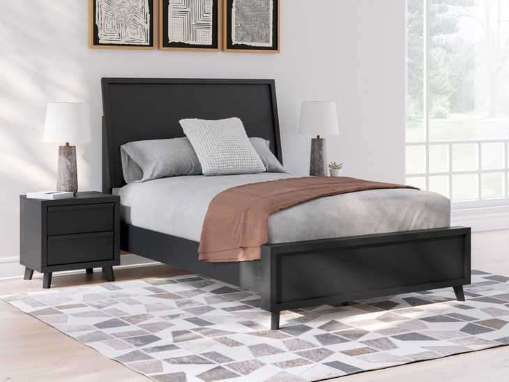 Danziar Black Youth Panel Bedroom Set