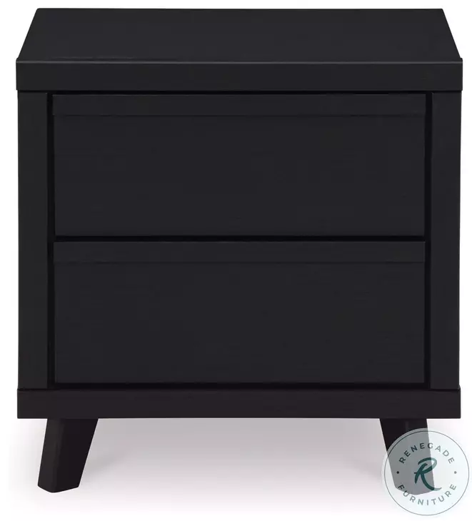 Danziar Black Slat Platform Bedroom Set from Ashley Furniture